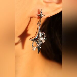 Statement drop earrings M298